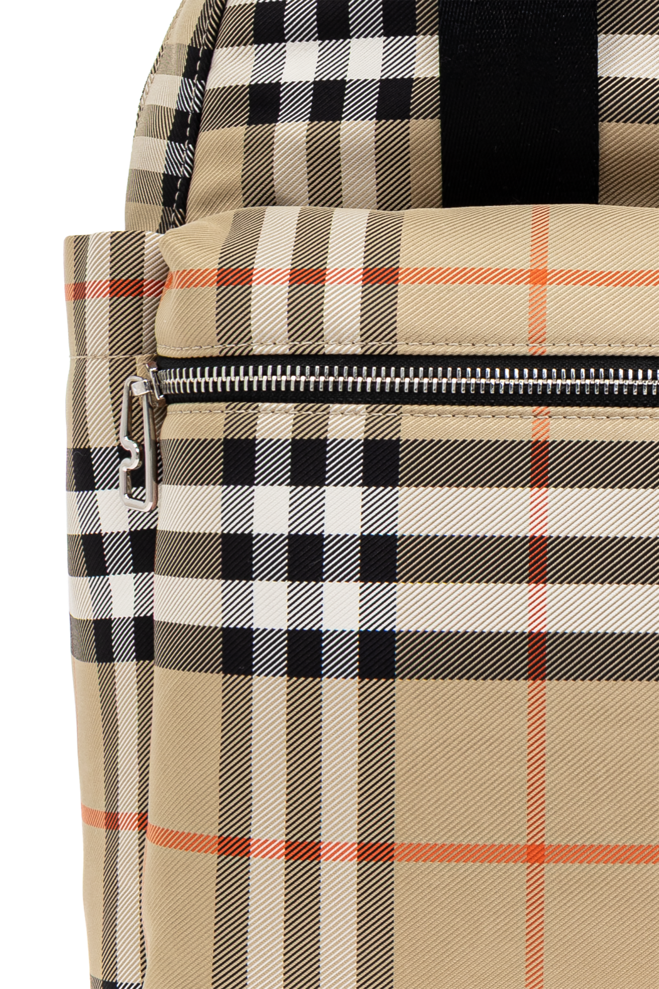 Check Nylon Backpack in Sand - Children | Burberry® Official